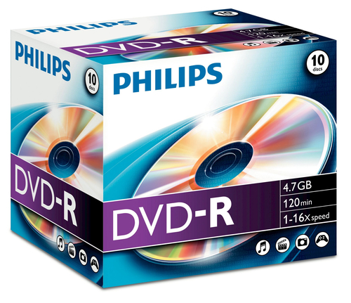 [DVDRG471016PHIL] Philips DVD-R DM4S6J10C/00