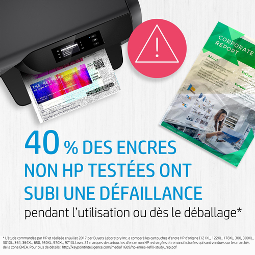 [F6U65AE] HP 302 Cartouche d’encre trois couleurs authentique