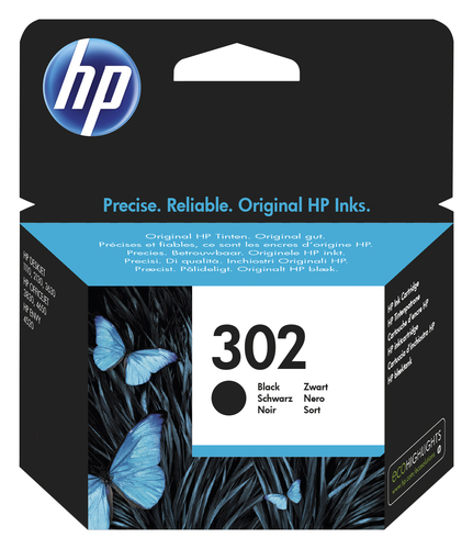 [F6U66AE] HP 302 Cartouche d’encre noire authentique