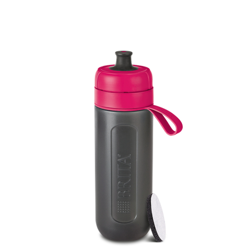 [FONTFILLGOPKBRIT] Brita Fill&Go Active Sports 600 ml Plastique Noir, Rose