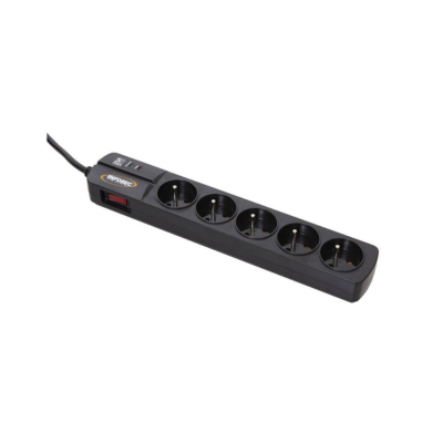 [PRIS5BLAC2INFO] Multiprise protection surtension - INFOSEC S5 Black Line II