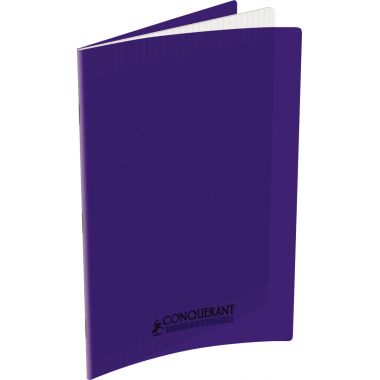 [156435] Conquerant Cahiers Polypro bloc-notes 96 feuilles Violet