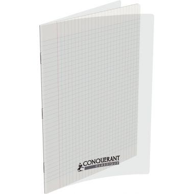 [135135] Conquerant Cahiers Polypro bloc-notes 96 feuilles Transparent