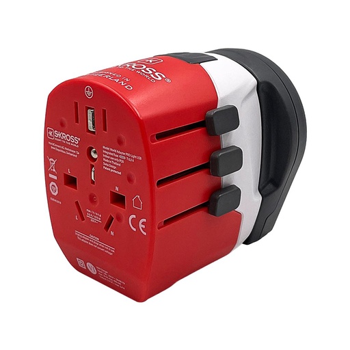 [ACCADAPT1302556] Adaptateur de voyage Skross Pro Light World 