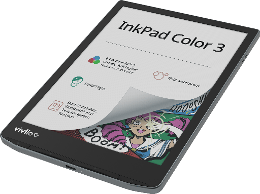 [TABPB743K31VVO] Vivlio InkPad Color 3 - Liseuse bleu acier 7.8"