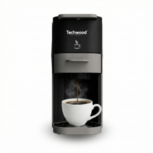 [CAFTCA026NTECH] TECHWOOD - Machine à café expresso 4-en-1