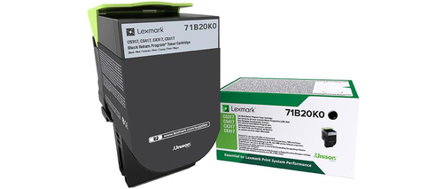 [LEX71B20K0] Lexmark 71B20K0 Cartouche de toner 1 pièce(s) Original Noir