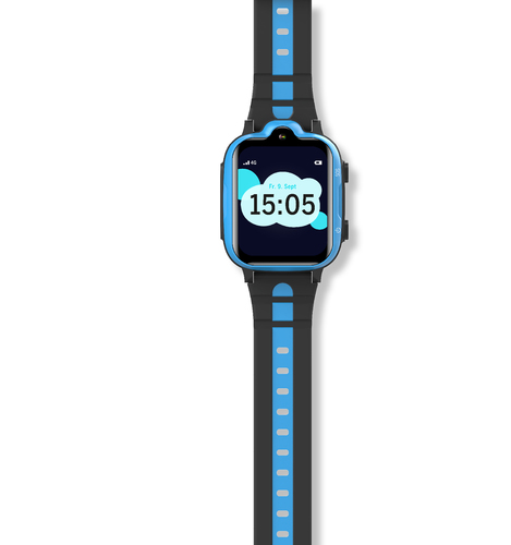 [MONTKIDS-SW1-EU001BB] Beafon SW1 4,32 cm (1.7") IPS Numérique 240 x 280 pixels Écran tactile 4G Noir, Bleu Wifi GPS (satellite)