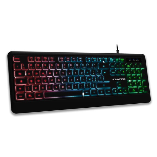 [CLAVCLAGTA220ADV] ADVANCE - Clavier gaming filaire GTA 220 noir 