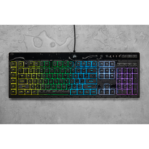 [CLAVK55RGBCORS] Corsair K55 RGB PRO clavier Gaming USB AZERTY Français Noir