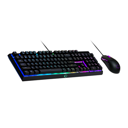 [CLAVMS110COMBOCOOL] Cooler Master Gaming MS110 clavier Souris incluse USB AZERTY Français Noir