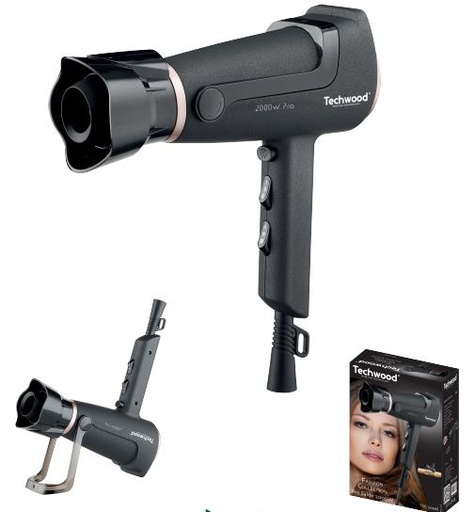 [BEATTSC2056STECH] TECHWOOD Sèche Cheveux Pro 2000W Bronze /Noir