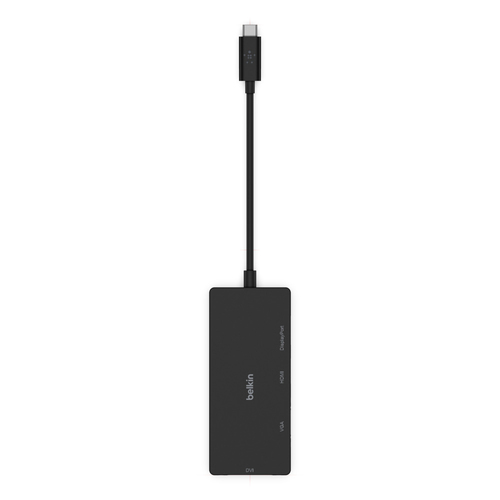 [CABLEAVC003BTBKBEL] Belkin AVC003BTBK station d'accueil Avec fil USB 3.2 Gen 1 (3.1 Gen 1) Type-C Noir