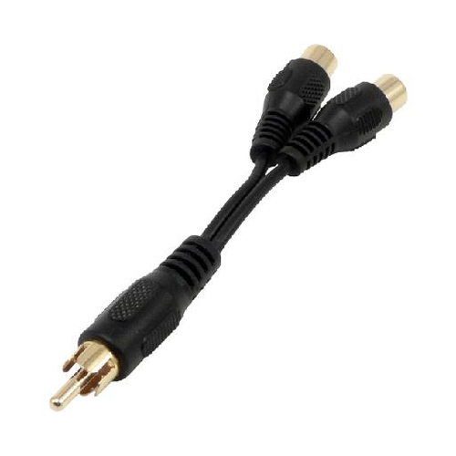 [CABLECG720HQCZMCL] MCL CG-720HQCZ câble audio 0,03 m 2 x RCA RCA Noir