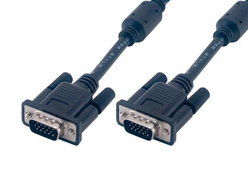 [CABLEMC340B15MMCL] MCL MC340B/15P-15M câble VGA VGA (D-Sub) Noir