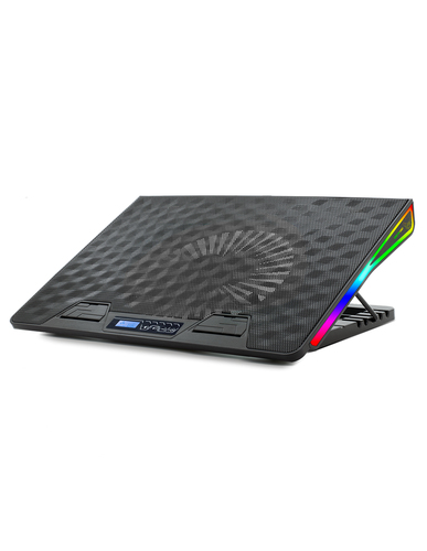 [VENTVE800RGBSOG] Spirit of Gamer Airblade 800 système de refroidissement pour ordinateurs portables 43,2 cm (17") 800 tr/min Noir