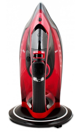 [VAPTFS246TECH] Techwood TFS-246 fer à repasser Fer à repasser à sec ou à vapeur Semelle en céramique 2400 W Noir, Rouge