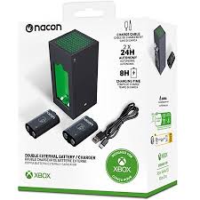 [JVXBOXXBXBATTERYBOX] NACON Double Chargeur de Batterie Externe pour Manettes Xbox