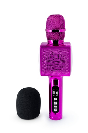 [HPPARTYBTMIC2PKBB] PARTY Light & Sound PARTYBTMIC2PK haut-parleur portable et de fête Rose