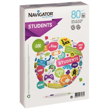 [244142] Ramette de 500 feuilles 80g A4 blanc STUDENT.