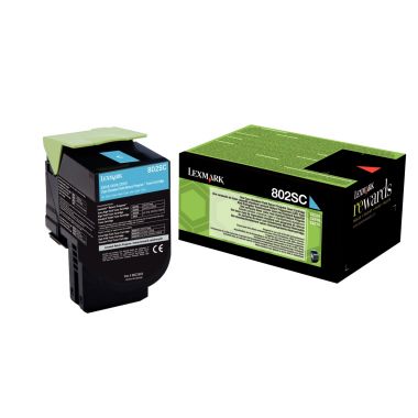 [346372] Lexmark 802SC Cartouche de toner 1 pièce(s) Original Cyan