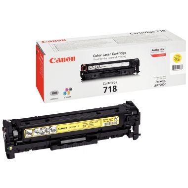 [918094] Canon CRG-718 Y Cartouche de toner 1 pièce(s) Original Jaune