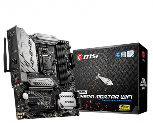 [CMLGA1200B460MMORTMS] MSI MAG B460M MORTAR WIFI carte mère Intel B460 LGA 1200 (Socket H5) micro ATX