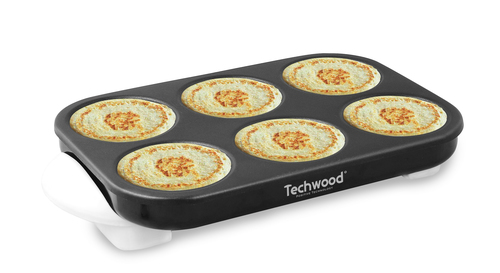 [CUISTCP66TECH] Techwood TCP-66 appareil à crêpes 6 crèpe(s) 1500 W Noir, Blanc