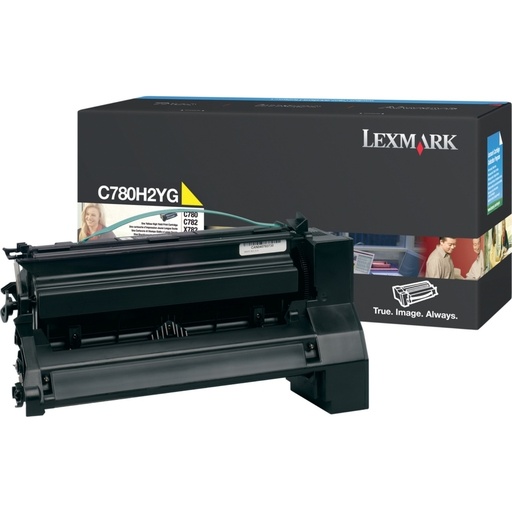 [C780H2YG] Lexmark C780H2YG Cartouche de toner 1 pièce(s) Original Jaune