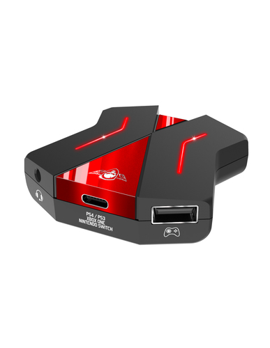 [JVCONV2SOG] Spirit of Gamer Crossgame 2 USB 2.0 Type-C Noir, Rouge
