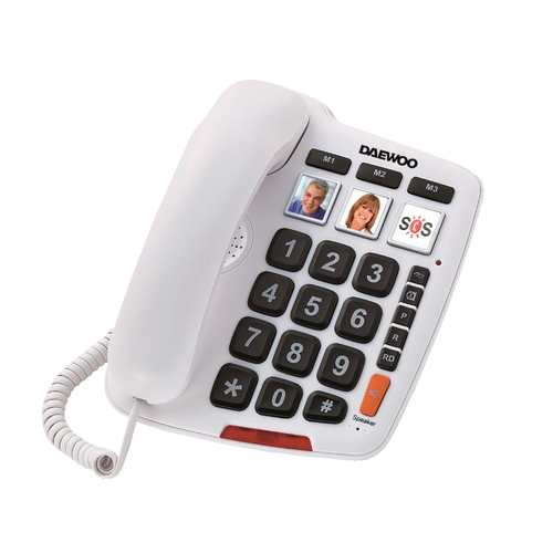 [TELDTC760DAEW] Daewoo DTC-760 Téléphone analogique Blanc