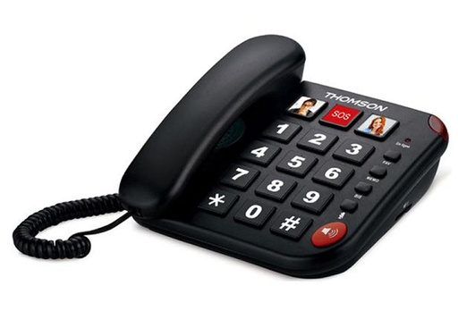 [TELTH524FBLKTHOM] THOMSON Filaire Senior Grosse Touche