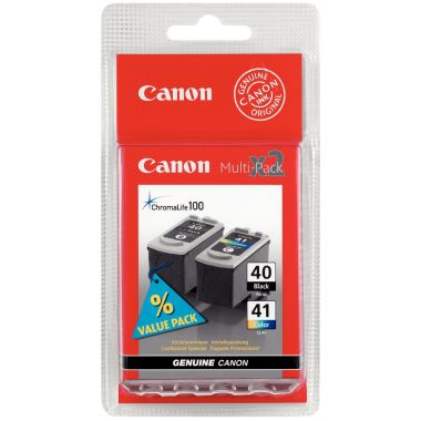[211617] Canon PG-40 / CL-41 cartouche d'encre 2 pièce(s) Original Photo cyan, Photo magenta, Noir, Jaune photo