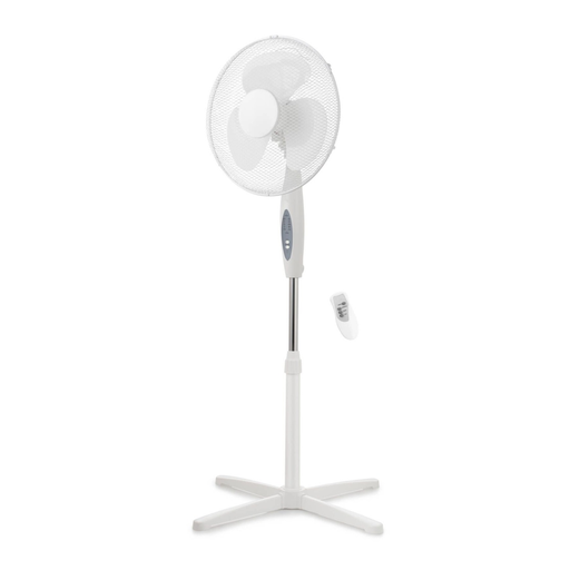 [VENT40RWP] WHITE PEARL Ventilateur sur pied - télécommande