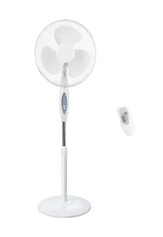 [VENT40RWP] WHITE PEARL Ventilateur sur pied - télécommande