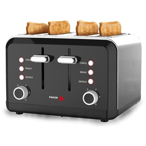 [ROBFG786FAG] FAGOR Grille-Pain 4 Fentes FG786