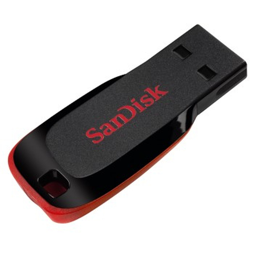 [SAUV64GBCZ5064SAND] SanDisk Cruzer Blade lecteur USB flash 64 Go USB Type-A 2.0 Noir, Rouge