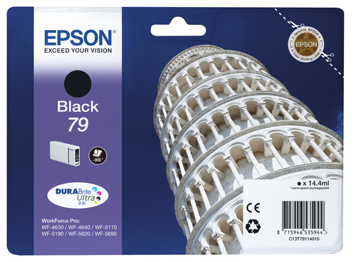 [C13T79114010] Epson Tower of Pisa Encre Noire "Tour de Pise" (900 p)