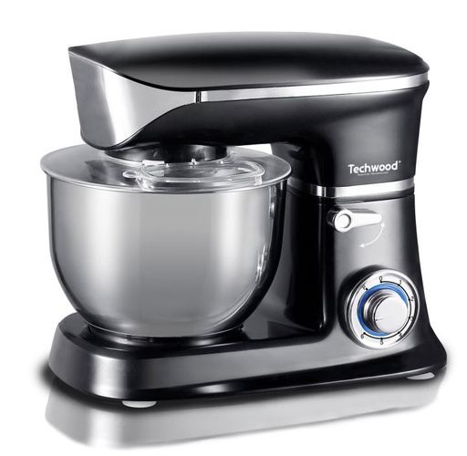 [ROBTRO1306TECH] Techwood TRP-1365 robot de cuisine 1300 W 6,5 L Noir, Acier inoxydable