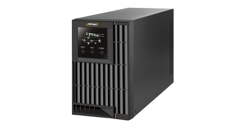 [ONDE4VALUE1000] Infosec E4 Value 1000 alimentation d'énergie non interruptible Double-conversion (en ligne) 1 kVA 3 sortie(s) CA