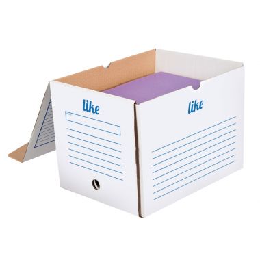 [395708] Paquet de 10 boites d'archives 34x25cm dos 25cm LIKE