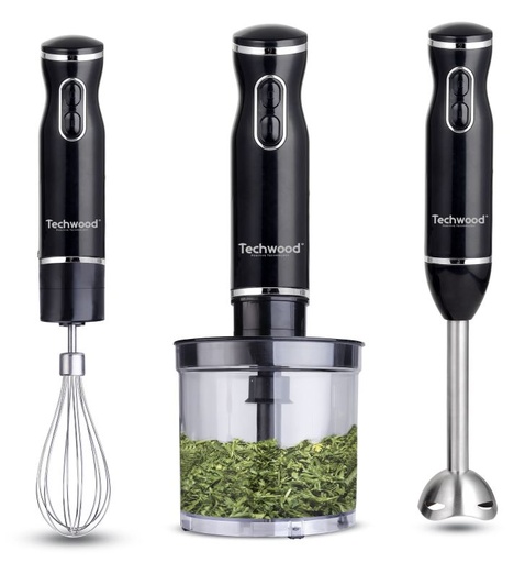 [ROBTMS9666TECH] Techwood TMS-9666 blender 0,5 L Mélangeur par immersion 600 W Noir