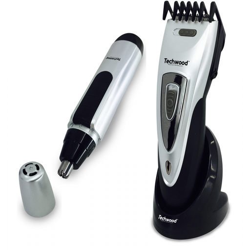 [BEATTN980TECH] TECHWOOD Tondeuse + Epilateur Nasal
