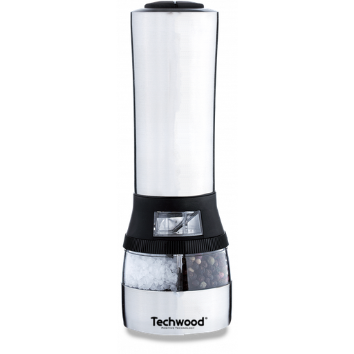 [ROBTPSI264DTECH] Techwood TPSI-264D Moulin pour assaisonnement Moulin à poivre et salière Noir, Blanc