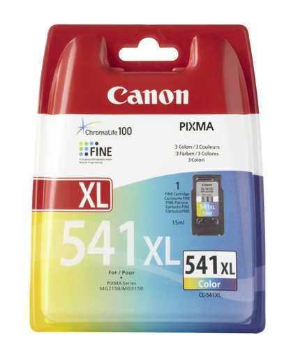 [CANCL541XL] Canon CL-541 XL cartouche d'encre 1 pièce(s) Original Cyan, Magenta, Jaune