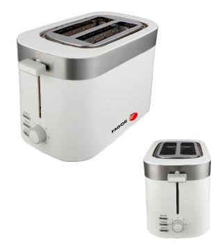 [ROBFG613FAG] FAGOR Grille-Pain 2 Fentes Blanc FG613