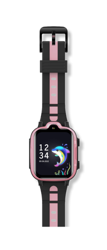 [MONTKIDS_SW1_EU001BR] Beafon SW1 4,32 cm (1.7") IPS Numérique 240 x 280 pixels Écran tactile 4G Noir, Rose Wifi GPS (satellite)