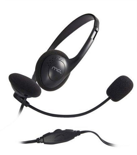 [CASQCSQMNZMCL] MCL CSQ-M/NZ Casque Avec fil Arceau Appels/Musique Noir
