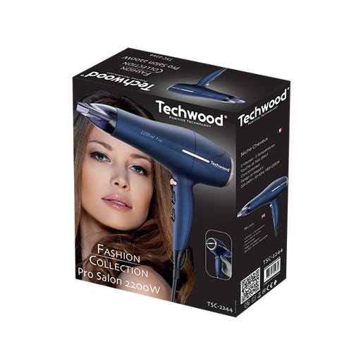 [BEATTSC2244TECH] TECHWOOD Séche cheveux 2200w B