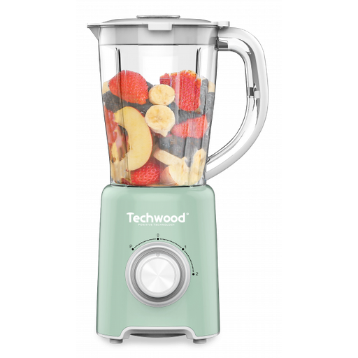 [ROBTBL782TECH] Techwood TBL-782 1,5 L Mélangeur de table 500 W Couleur menthe, Transparent
